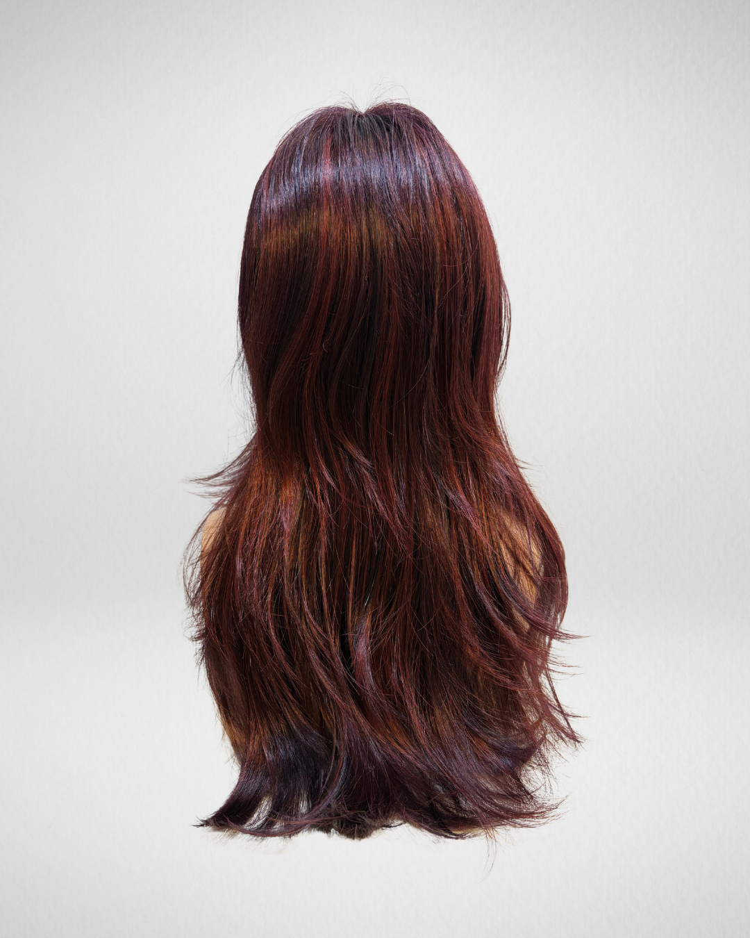 Maria Long Aubergine Red