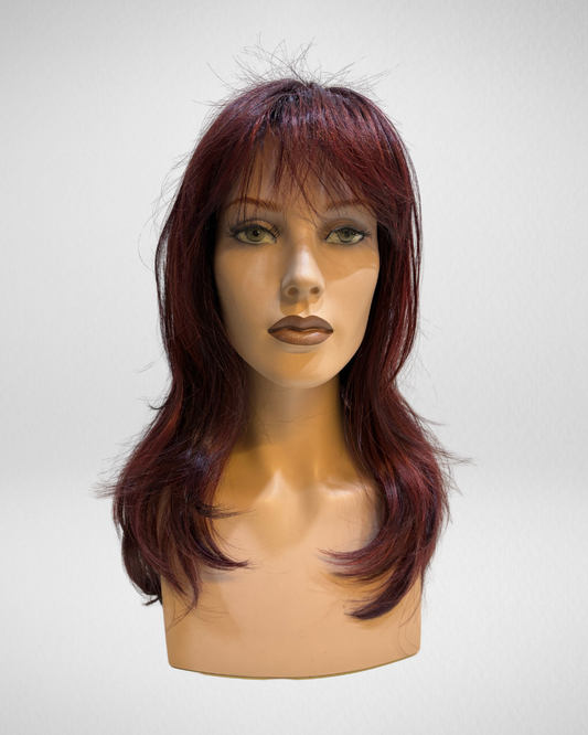 Maria Long Aubergine Red